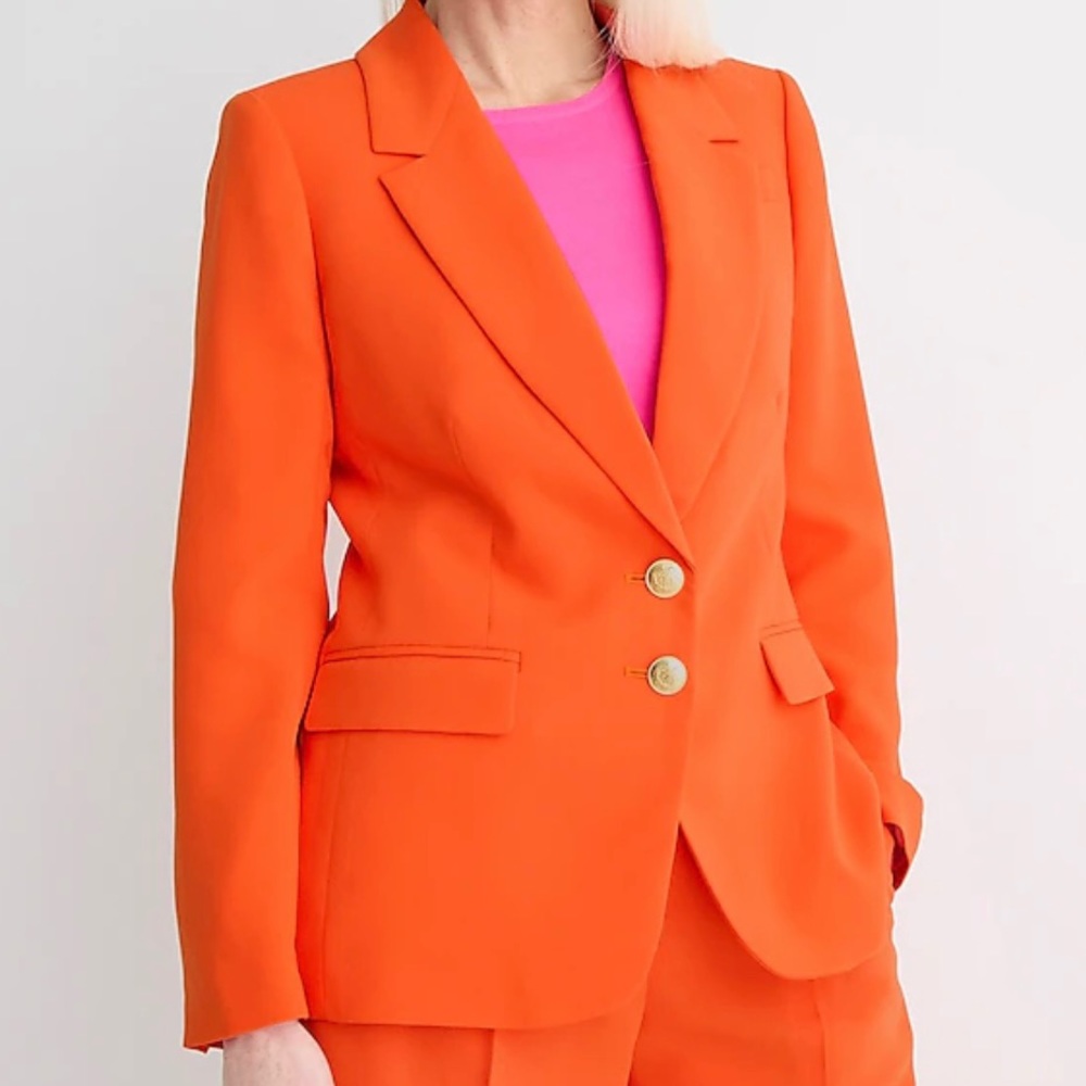 J. Crew Willa Blazer and pant set in city crepe
